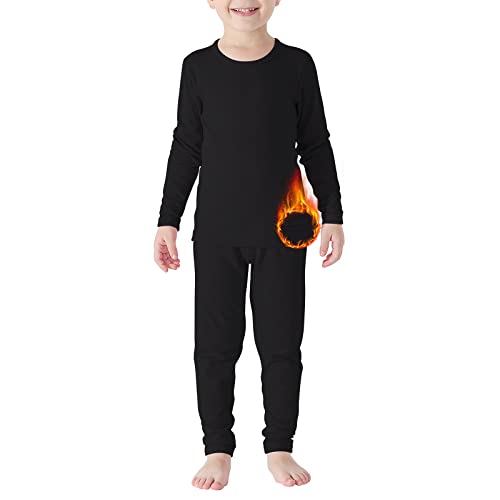 American Trends Kids Thermal Underwear Set Ultra Soft Kids Long Johns Sets Toddler Base Layer for Boys Girls