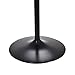 Costway High Table Pub Bar Table Bistro Round Top Black, 42-Inch Height