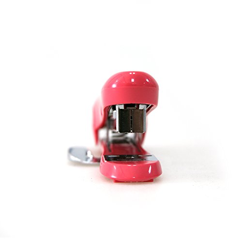 Max Stapler(Pink) with Remover, 30-Sheet stapling Capacity