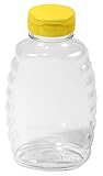 Little Giant Farm & Ag SKEP16 Little Giant Plastic Honey Jar (Case of 12), 16 oz