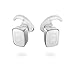 True Wireless Earbuds, SmartOmi Bluetooth V4.1 Mini Wireless Headphones Stereo Noise Cancelling In-ear Earpieces with Mic Siri Hands-free for Smartphones iPhone, Android on Driving or Workout (White)