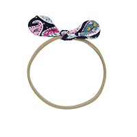 Scmkd Headbands Newborn Kids Elastic Hair Band Girls Flower Printing Headband Bowknot Hair Accessories Headwear