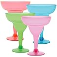 Party Dimensions Neon 12 Count Plastic Margarita Cup, 12-Ounce