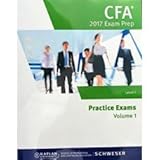 Perfect Paperback Kaplan Schweser June 2017 CFA L1 Practice Exams Volume 1&2 Book