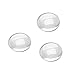 Dophee 100Pcs Crystal Clear Round Cabochon Flat Back Glass Dome Tile Jewellery Making,12mm primary
