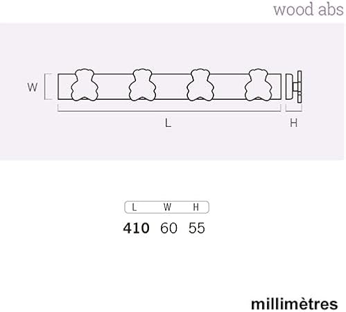 Ameublement Et Decoration Meubles Poigneeline Portemanteau Patere Mur Chambre Bebe Ours Blanc Bois Laque Base Plastique Resine Napravi Rs
