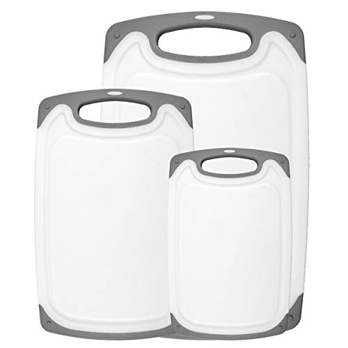 Freshware Cutting Board with Juice Grooves, Reversible, BPA-Free, Non-Porous, Dishwasher Safe, Kitch - //medicalbooks.filipinodoctors.org