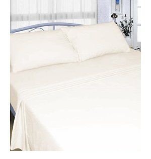 Rayyan Linen Thermal Flannelette Fitted Sheet Brushed 100% Cotton Soft Luxury 25cm Deep Fitted Bed Sheet (Cream, Single)