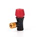 Hypercon Red Zeppelin CO2 Bike Inflator, Portable, Quick and Easy, Presta and Schrader Valve Head Compatible, Bicycle Tire Pump for Road and Mountain Bikes, Works with Any Threaded Cartridges