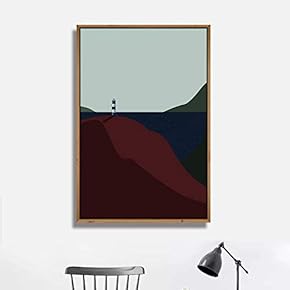Framed Canvas Wall Art for Living Room, Bedroom Natural Scenery Canvas Prints for Modern Home Decoration Ready to Hang - 16"x24" inches