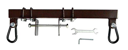 Swurfer Swingset Conversion Bracket - No Tree, No Problem, Convert Your Swingset into a Swurfset, Heavy Duty Horse Glider Bracket for Swing Set Attachment (Brown) (Brown)