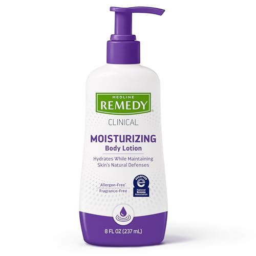 Medline Remedy Clinical Skin Cream Moisturizer, Fragrance-Free (8 fl oz), Nouri…