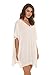 HIMONE Women's Floral Lace Beach Bikini Cover-up White OS