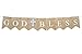 Swanky Party Box | Communion Party Banner, Baptisim Christening Decoration, God Bless Banner Blue B086