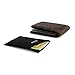 Flowfold Minimalist Slim Front Pocket Card Holder Wallet - Light Weight - Made in The USA - Jet Black