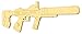 SturdiGuns Kids Caseless Submachine Gun Wooden Toy with Lifetime Guarantee, made in America, Extremely Durable
