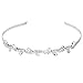 CJESLNA Bridal Bridesmaid Flower Girl Branch Headband Wedding Tiara