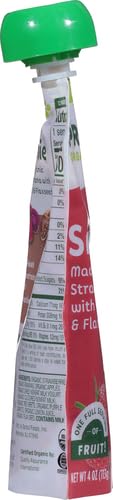 SPROUT ORGANIC STRAWBERRY BANANA & YOGURT, 4 OZ POUCH