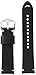 Fossil Unisex 22mm Leather Interchangeable Watch Band Strap, Color: Black Single Keeper (Model: S221366)