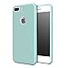 MoKo Case for iPhone 7 Plus - Slim Fit Shockproof Liquid Silicone Gel Rubber Protective Case Soft Touch Back Cover for iPhone 7 Plus, Sea Blue (Mint Green)