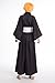 SSJ Kimono Robe Shinigami Bleach Cosplay Japanese Anime (US-L) Black