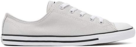 womens converse grey all star dainty canvas ox trainers