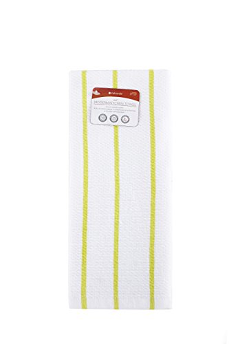 Full Circle Hue - 100% Organic Cotton Modern Kitchen Towel, 15" x 25",
White and Lime Stripes Full Circle Hue - 100% Organic Cotton Modern Kitchen Towel, 15" x 25",
White and Lime Stripes