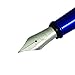 Monteverde Impressa, Fountain Pen, Silver w/Blue Trim, Fine Nib