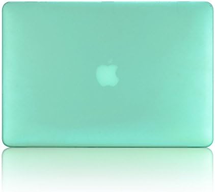 INV DESIGN - 13-Inch Rubberized Hard Case for Macbook White 13" Model A1342 - Green
