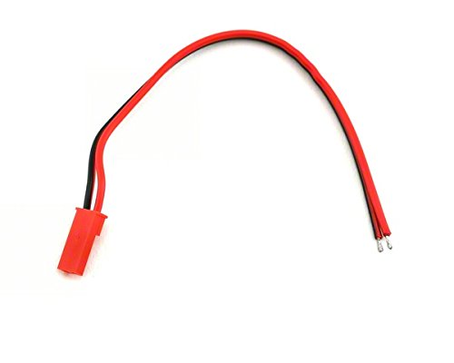 Hitec RCD 56211 Male BEC Connector, Red
