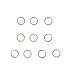 Engine Oil Drain Plug Gaskets Fit for VW Jetta Golf CC PASSAT AUDI A3 A4 A5 Q3 Q5 N 013 815 7 N 911 679 01 BMW 89V3 E28 E30 E34 （10 Pcs） primary