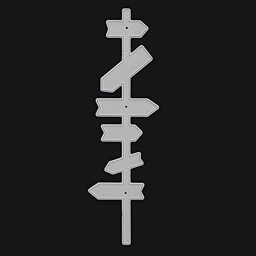 Road Sign Cutting Dies Stencil Metal Scrapbooking Embossing DIY Crafts
