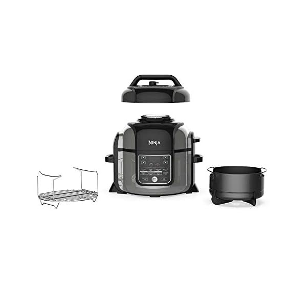 Ninja Foodi OP305 6.5 Quart TenderCrisp Pressure Cooker Black/Gray