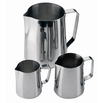 Stalwart J316 Milk Or Water Jug, Stainless Steel, 12 oz.