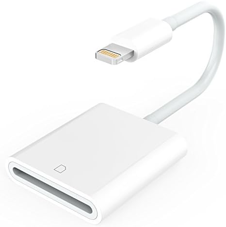 SD Card Reader for iPhone,Lytrek iPhone SD Card Reader Adapter,Camera Memory SD Card Viewer,Lightning SD Card Reader for Apple iPhone iPad Support IOS 9.2 or Later