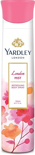Yardley Of London Mist Refreshing Body Spray, 150Ml