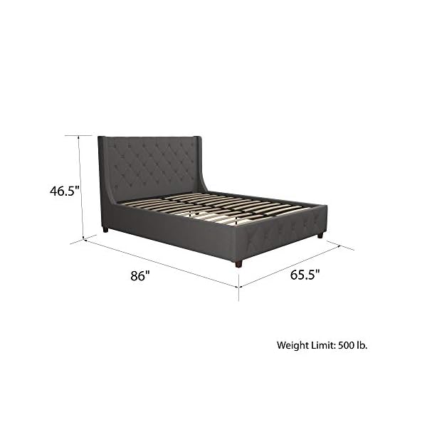 CosmoLiving Mercer Upholstered Bed The Home Kitchen Store