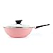 Neoflam 3 Piece Eela Ceramic Nonstick Cookware Set, Pink