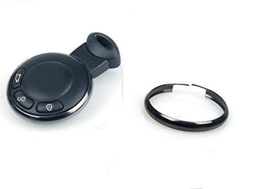 Oldbones Stainless Steel Smart Key Fob Ring Rim Trim Cover Replacement For R55 R56 R57 R58 R59 R60 In Chrome Graphit