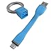 PowerCord Go Micro-USB Cable Keychain - Charging Cable (Blue)