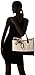 Mud Pie Classic Black and White Initial Canvas Tote Bags (J), 100% Cotton, 17