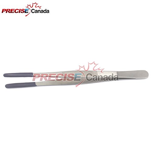 PRECISE CANADA: 6" TWEEZERS PVC RUBBER COATED TIPS UTILITY FORCEPS HANDLING PARTS HOLDING NO MAR (2 E) - Thumbnail 2
