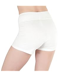 tobeinstyle algodón-spandex de la dama Blend 12 "outseam Shorts