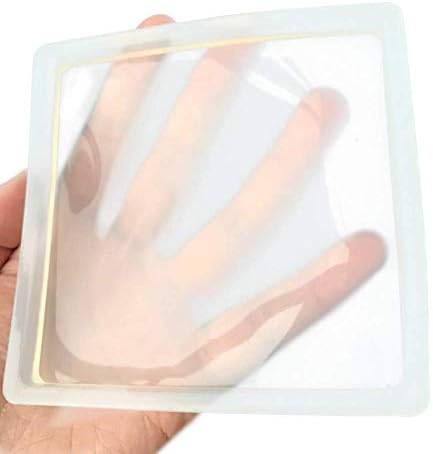 Resin Mold Transparent Flexible Silicone Resin Kits Jewelry Casting Moulds Include Round Rectangle Shaped Coaster MOL Decorative Mold JMPZQ106