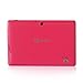 Yuntab Google Android 7 inch Tablet PC Wifi 8GB Ram Z88 Allwinner A33 Quad-core 2200mAh Dual Cameras Pad (Pink)