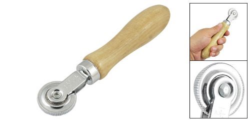 Podoy Tire Patch Wooden Handle Repair 1 1/2" Dia Roller Tool