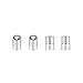 Dsycar Skull Head Style Logo Bike Motorcycle Car Tires Wheel Valve Stem Dust Caps for Car Styling Decoration - 4Pcs/Box - Silver -