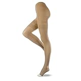 Jobst Relief 30-40 Open Toe Beige Compression Pantyhose, Large