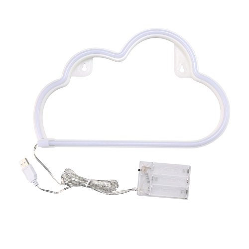 Clouds Signs Wall LED Neon Light, Decor Night Lamp for Chistmas, Wedding Birthday Party & Bedroom