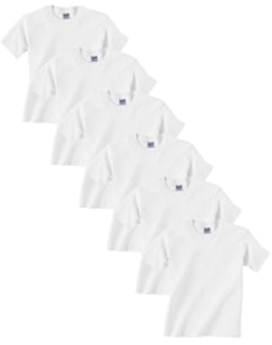 Boys Heavy Cotton 100% Cotton T-Shirt (Pack of 6)
